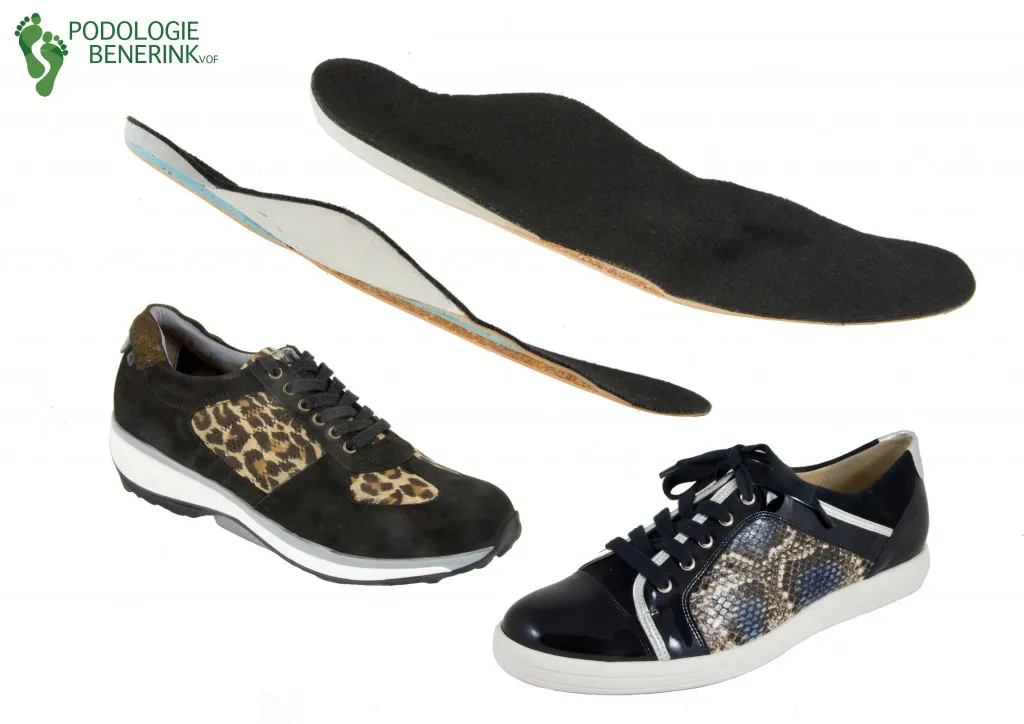 Podologische zolen voor dagelijkse schoenen