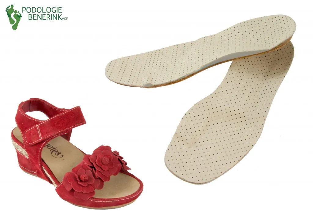 Podologische zolen voor zomer- en damesschoenen